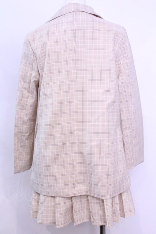 画像3: DearMyLoveRose / スプリングチェック柄セットアップ M アイボリー O-25-11-13-030-EL-OP-OW-OS (3)