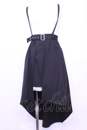 画像: DearMyLove / レーススリットデザイン風スカート M クロ O-25-11-13-032-EL-SK-OW-OS