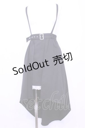 画像: DearMyLove / レーススリットデザイン風スカート M クロ O-25-11-13-032-EL-SK-OW-OS