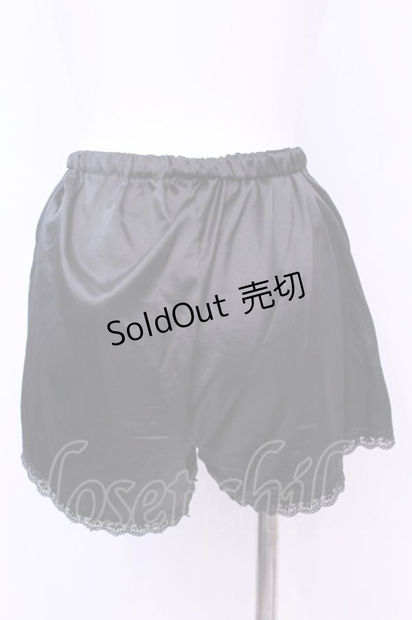 画像2: Dear My Love / ちら見せショートパンツ M クロ O-25-11-13-034-EL-PA-OW-OS (2)