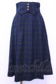 画像1: Maison de FLEUR Petite Robe canone / コルセットベルトチェックスカート  グリーン×ネイビー O-25-11-13-037-EL-SK-IG-OS (1)