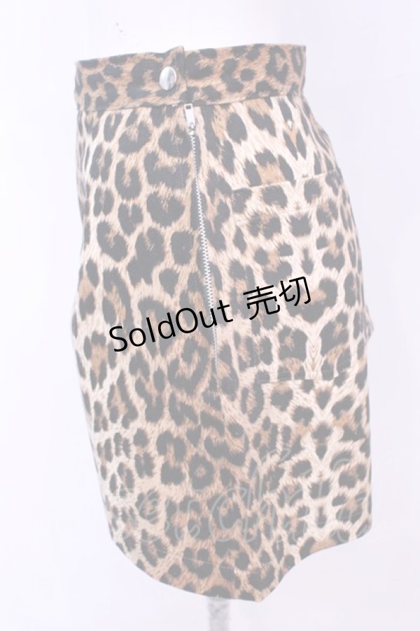 画像2: SEXY DYNAMITE LONDON / レオパード台形スカート Ｓ ブラウン O-25-11-13-039-PU-SK-IG-OS (2)