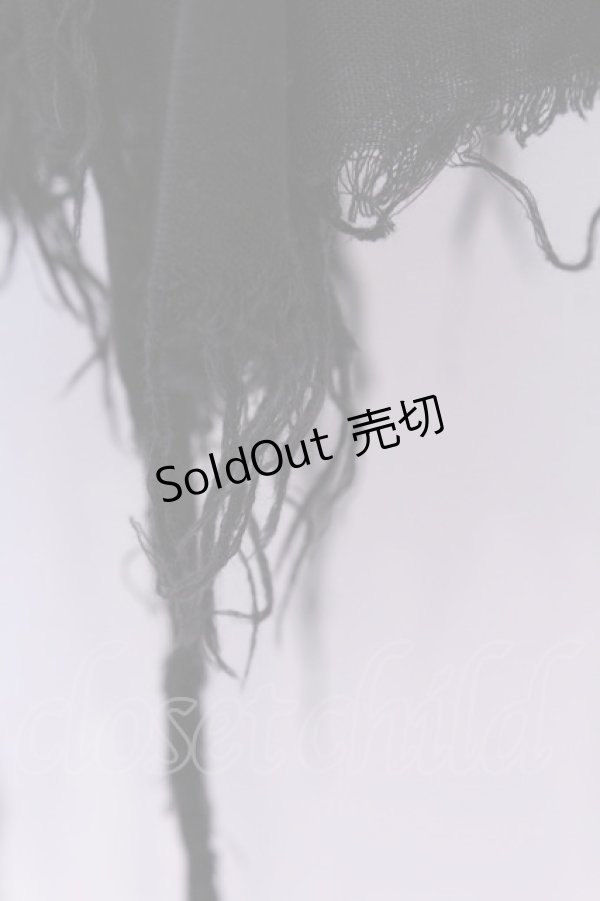 画像2: STIGMATA / カットオフランダムガーゼミニスカート Ｓ ブラック O-25-11-13-041-GO-SK-IG-OS (2)