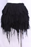 画像3: STIGMATA / カットオフランダムガーゼミニスカート Ｓ ブラック O-25-11-13-041-GO-SK-IG-OS (3)