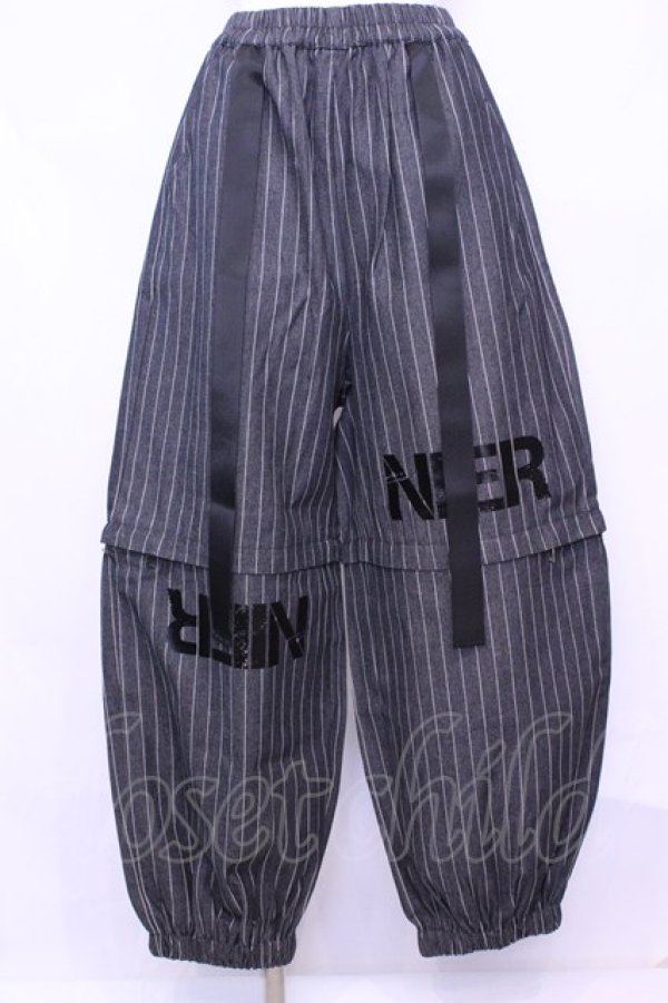 画像1: NieR Clothing / CONVERTIBLE JOGGER PANTS【LOGO】パンツ  グレー O-25-11-13-045-PU-PA-OW-ZT458 (1)
