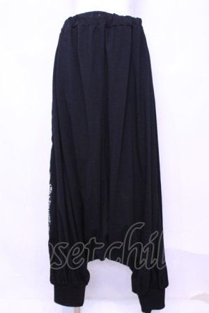 画像: SEX POT ReVeNGe / SIDE　LINE　LOOSEサルエルパンツ  ブラック O-25-11-13-046-SP-PA-IG-OS