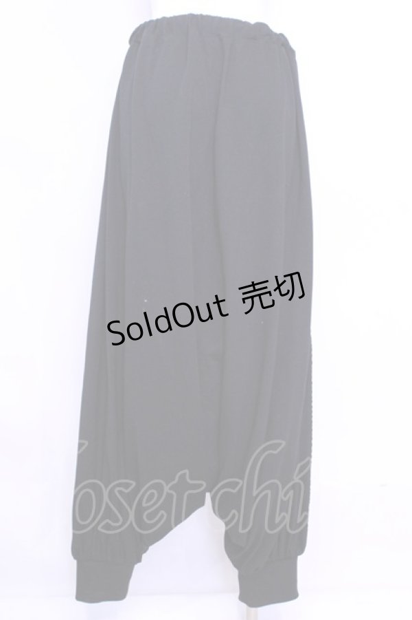 画像3: 【SALE】SEX POT ReVeNGe / SIDE　LINE　LOOSEサルエルパンツ  ブラック O-25-11-13-046-SP-PA-IG-ZT039 (3)