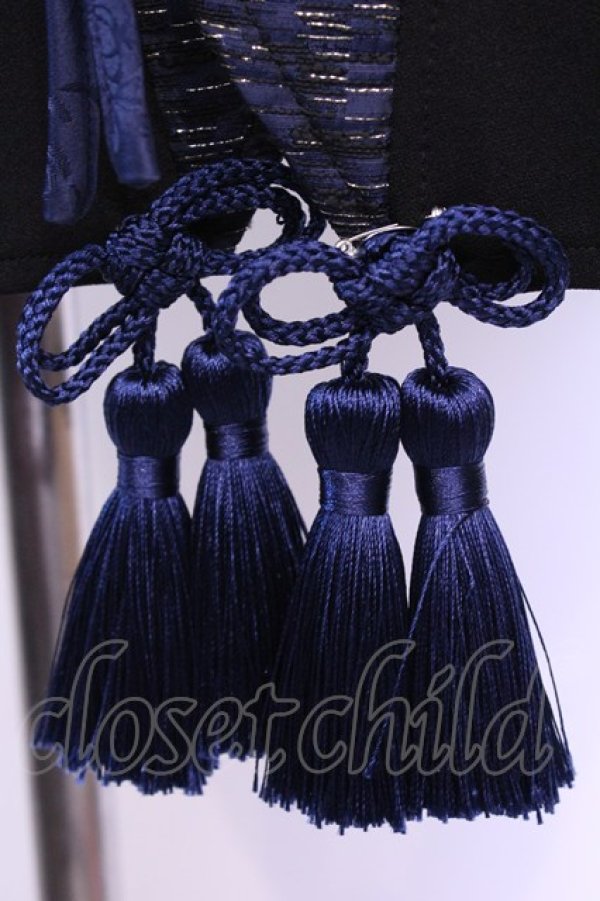 画像3: Qutie Frash / 陣羽織  ブラック×ブルー O-25-11-13-004-QU-TO-OW-OS (3)