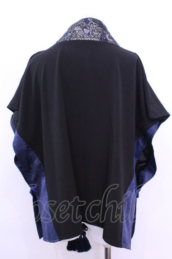 画像5: Qutie Frash / 陣羽織  ブラック×ブルー O-25-11-13-004-QU-TO-OW-OS (5)