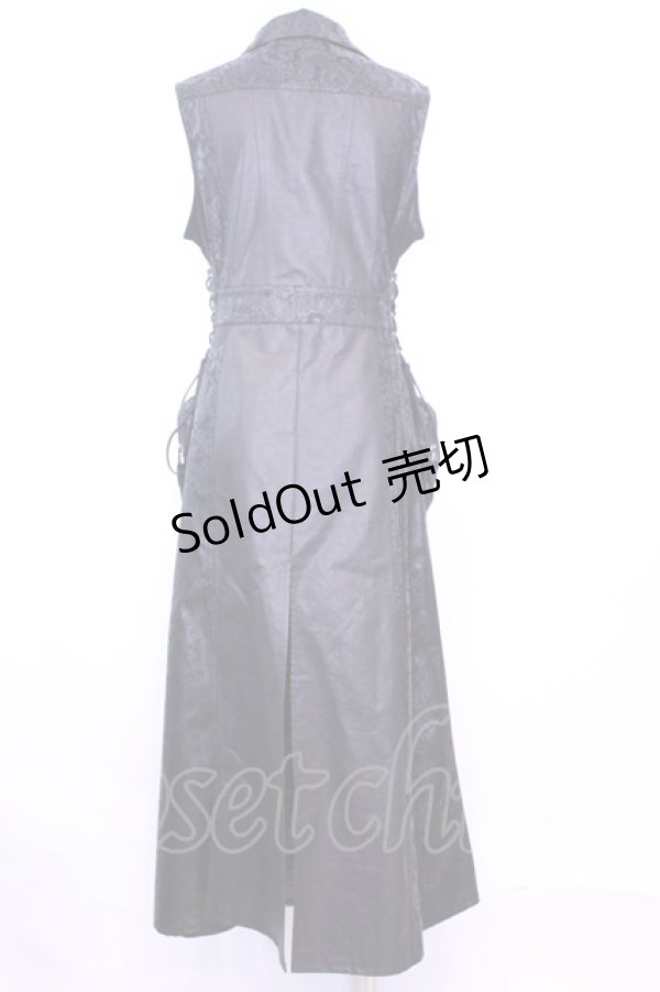 画像5: Qutie Frash / ライダースロングベスト  ブラック O-25-11-13-009-QU-TO-OW-OS (5)