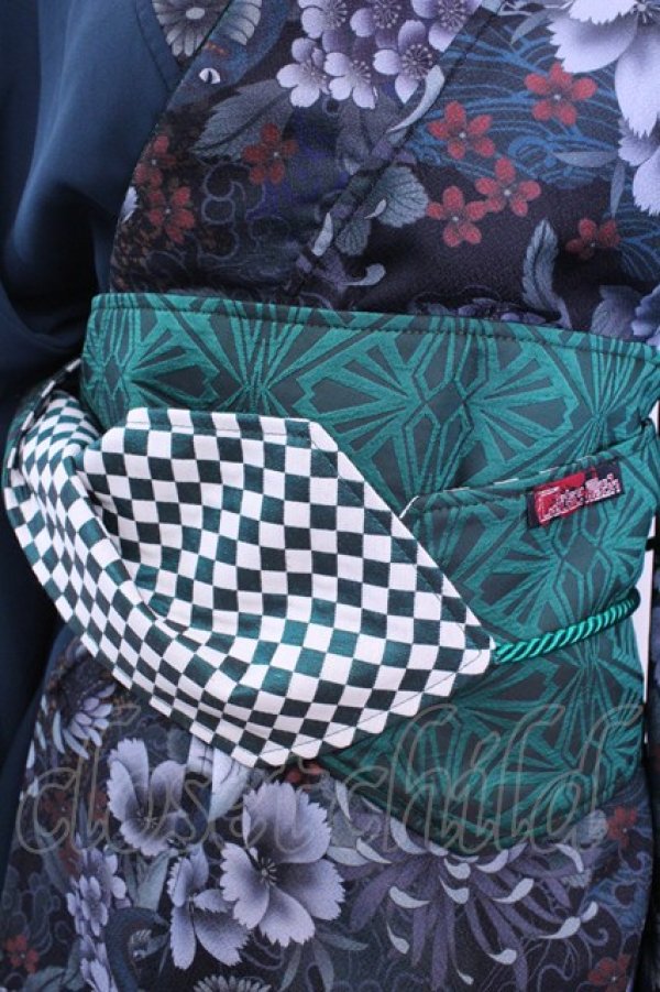 画像7: Qutie Frash / 2025 浴衣3点SET  グリーン O-25-11-13-001-QU-OP-OW-OS (7)