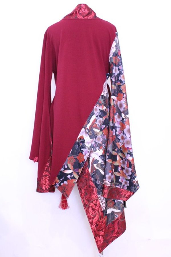 画像5: Qutie Frash / アシメ着物カーデ   O-25-11-13-017-QU-TO-OW-OS (5)