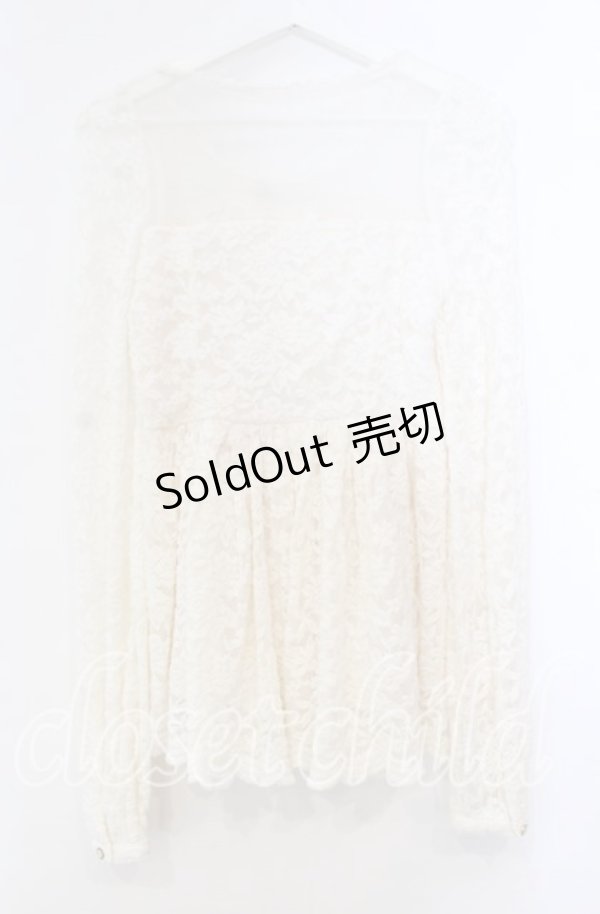 画像3: LIZ LISA / 起毛レースチュニック  オフシロ O-25-11-14-022-LO-TO-OW-OS (3)