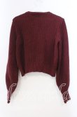 画像3: Maison de FLEUR Petite Robe canone / ダブルボタンカーディガン Ｓ ボルドー O-25-11-14-024-EL-TO-IG-OS (3)