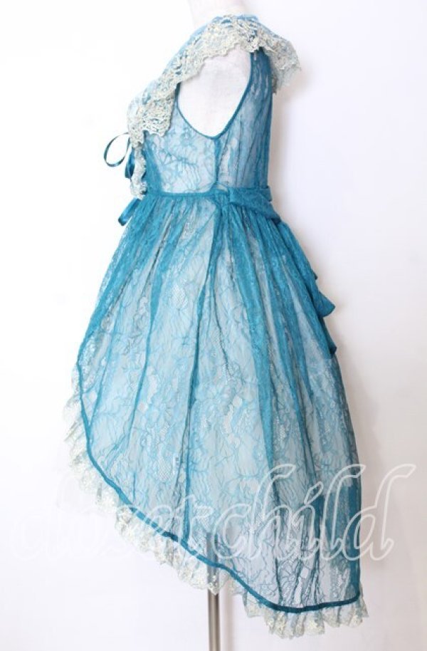 画像3: Vallee lys / Fishtail Lace Gilet  グリーン O-25-11-14-047-GO-TO-OW-OS (3)