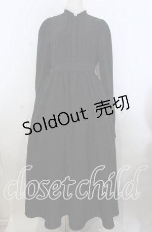 画像: muggle / 黒のお嬢様のクラシカルゴシックワンピース M クロ O-25-11-14-051-LO-OP-OW-OS