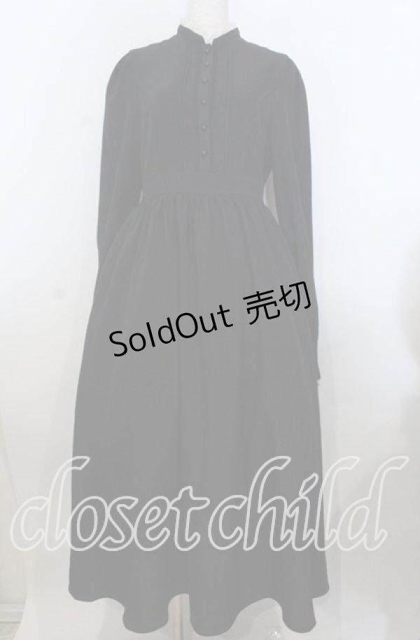 画像1: muggle / 黒のお嬢様のクラシカルゴシックワンピース M クロ O-25-11-14-051-LO-OP-OW-OS (1)