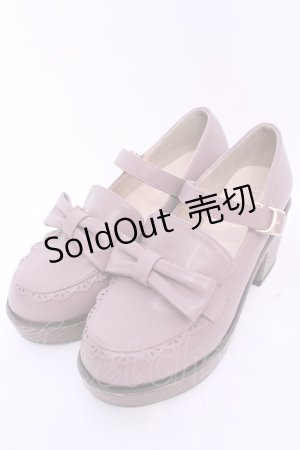 画像: axes femme POETIQUE / ガーリーリボンローファー M ピンク O-25-11-14-1048-AX-SH-OW-OS