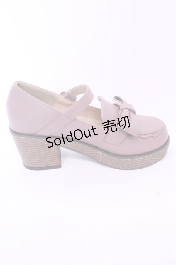 画像6: axes femme POETIQUE / ガーリーリボンローファー M ピンク O-25-11-14-1048-AX-SH-OW-OS (6)