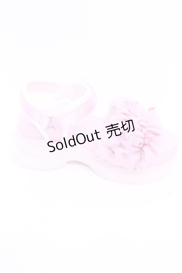 画像6: axes femme POETIQUE / チュールフリルスポサン M ピンク O-25-11-14-1049-AX-SH-OW-OS (6)