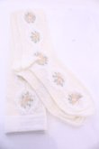 画像2: m petit by misako / ECAMOVKバラレースソックス  アイボリー O-25-11-14-1053-LO-ZA-OW-OS (2)