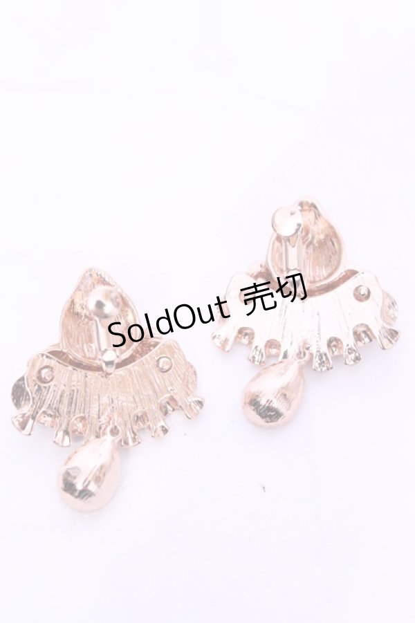 画像2: axes femme POETIQUE / ガトー・フレーズイヤリング  ピンク O-25-11-14-1066-AX-AC-OW-OS (2)