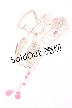 画像: axes femme / いちごモチーフバンスクリップ  ゴールド O-25-11-14-1069-AX-AC-OW-OS