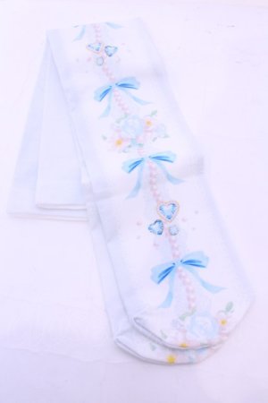 画像: Lovely Tency / TTMAOVKウサプリント  サックス O-25-11-14-1079-LO-ZA-OW-OS