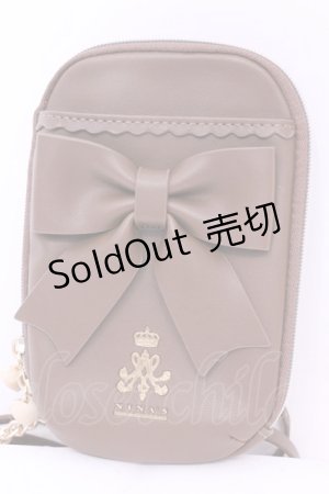 画像: m petit by misako / AMリボンショルダーバッグ  ブラウン O-25-11-14-1008-LO-BG-OW-ZT432