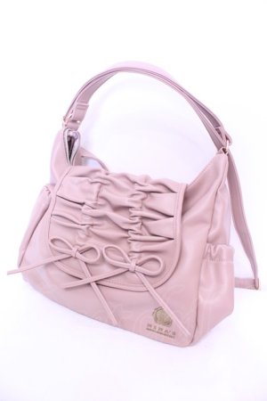 画像: m petit by misako / AM*NIリボン3WAY バッグ  ピンク O-25-11-14-1009-LO-BG-OW-OS