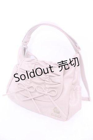 画像: m petit by misako / AM*NIリボン3WAY バッグ  ピンク O-25-11-14-1009-LO-BG-OW-ZT-K026