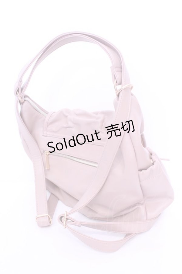 画像2: m petit by misako / AM*NIリボン3WAY バッグ  ピンク O-25-11-14-1009-LO-BG-OW-ZT-K026 (2)
