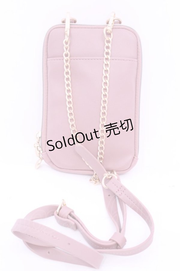 画像2: m petit by misako / NINA′Sスマホショルダーバッグ  ピンク O-25-11-14-1012-LO-BG-OW-OS (2)