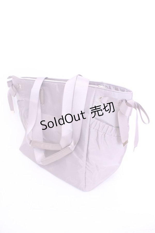 画像2: 【SALE】m petit by misako / サイドリボン付きトートバッグ  ブラウン O-25-11-14-1016-LO-BG-OW-ZT-K026 (2)