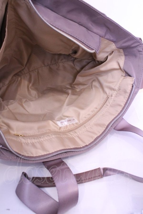 画像3: m petit by misako / サイドリボン付きトートバッグ  ブラウン O-25-11-14-1016-LO-BG-OW-ZT-K026 (3)