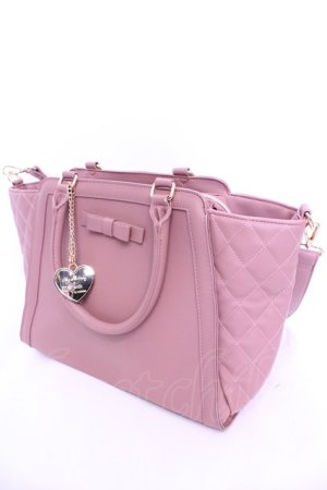 画像: ｍ petit by misako / サンリオキャラクターズ チャーム付き 2way バッグ  ピンク O-25-11-14-1018-LO-ZA-OW-OS