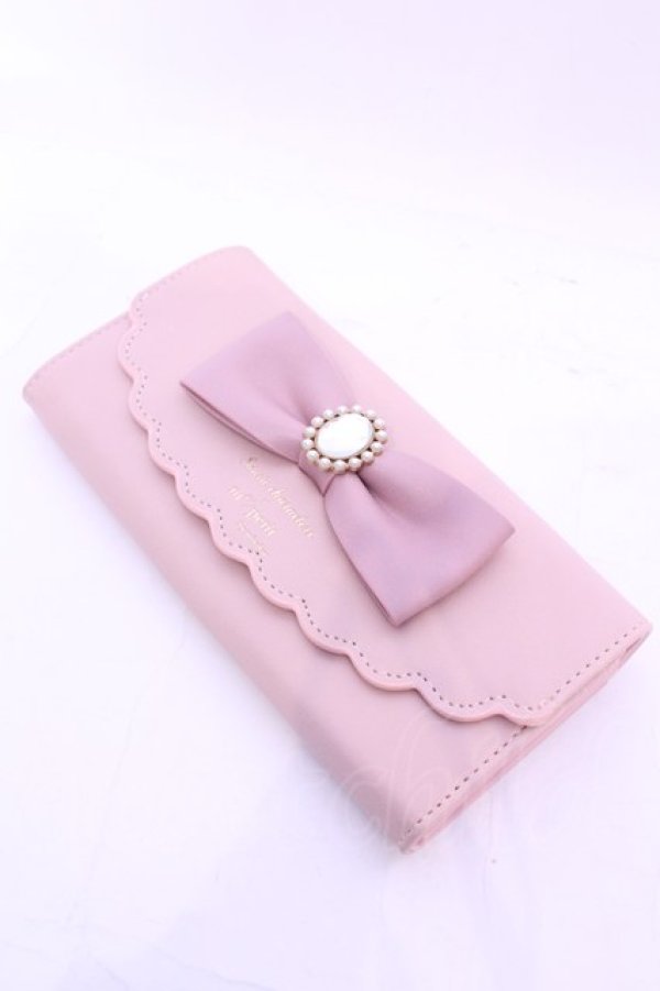 画像1: m petit by misako / サンリオキャラクターズコラボ マイメロディ 長財布  ピンク O-25-11-14-1003-LO-ZA-OW-ZT432 (1)