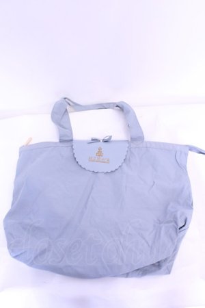 画像: m petit by misako / エコバッグ  サックス O-25-11-14-1019-LO-BG-OW-OS