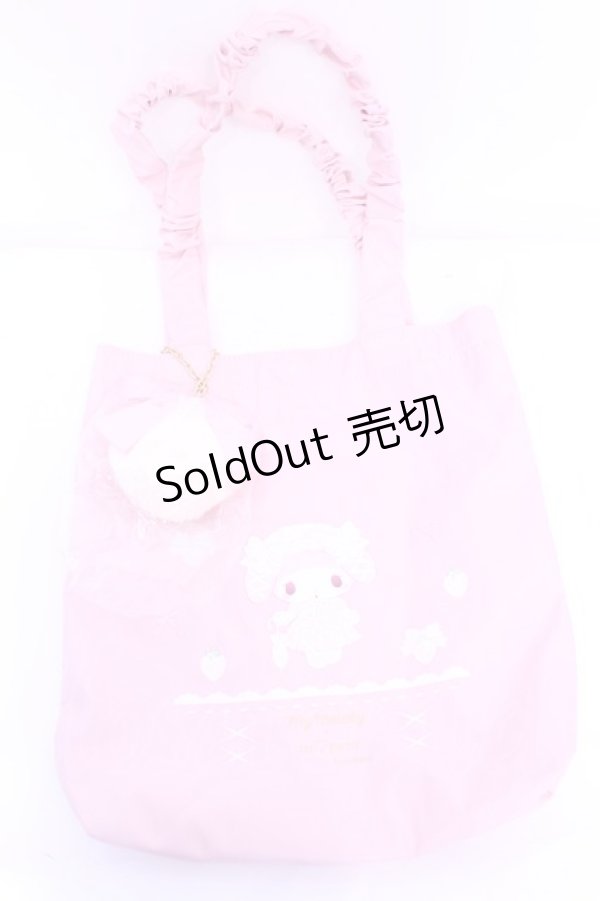 画像1: m petit by misako / サンリオキャラクターズコラボ トートバッグ  ピンク O-25-11-14-1021-LO-BG-OW-OS (1)