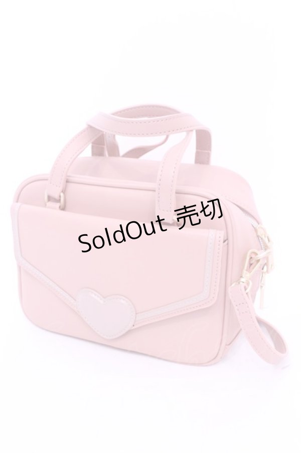 画像1: 【SALE】m petit by misako / レター2WAYリュック  ピンク O-25-11-14-1022-LO-BG-OW-ZTK023 (1)