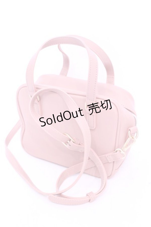 画像2: 【SALE】m petit by misako / レター2WAYリュック  ピンク O-25-11-14-1022-LO-BG-OW-ZTK023 (2)