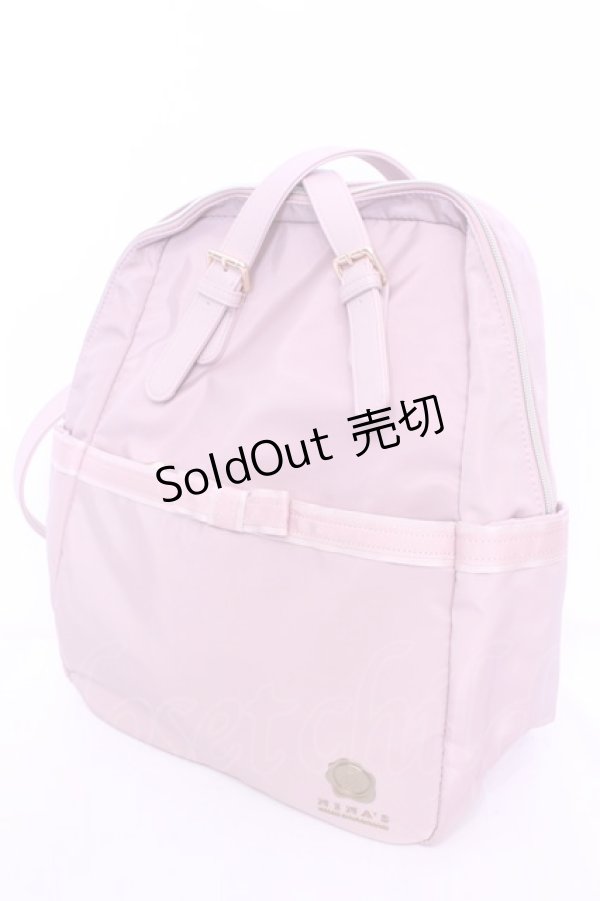 画像1: 【SALE】m petit by misako / AM2WAYリュック  ピンク O-25-11-14-1024-LO-BG-OW-ZTK024 (1)