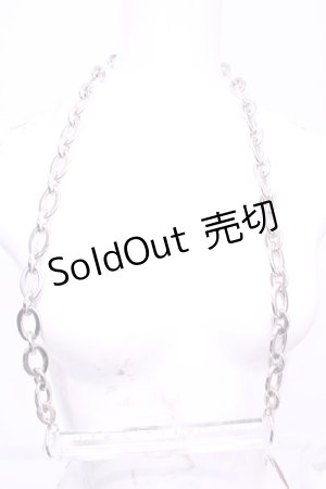 画像: 【SALE】pays des fees  / Morse code necklace  クリア O-25-11-14-1032-PU-AC-OW-ZT323