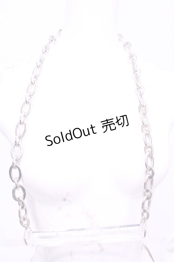 画像1: 【SALE】pays des fees  / Morse code necklace  クリア O-25-11-14-1032-PU-AC-OW-ZT323 (1)