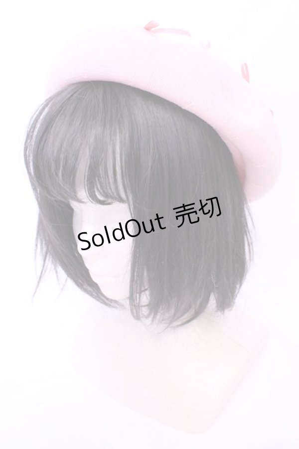 画像1: axes femme POETIQUE / リボンパールサマーベレー  ピンク O-25-11-14-1034-AX-AC-OW-OS (1)