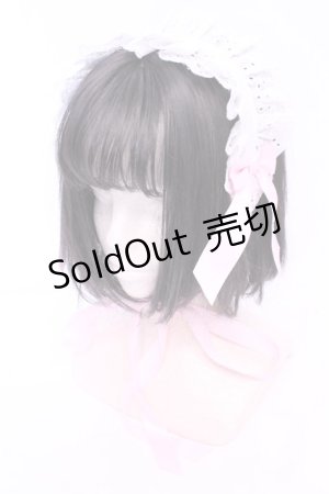 画像: Chalmiere / コットンレースヘッドドレス  ピンク O-25-11-14-1039-LO-AC-OW-OS