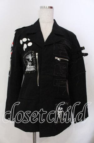 画像: STIGMATA / ミリタリーパッチジャケット  ブラック O-25-11-14-062-GO-JA-OW-OS