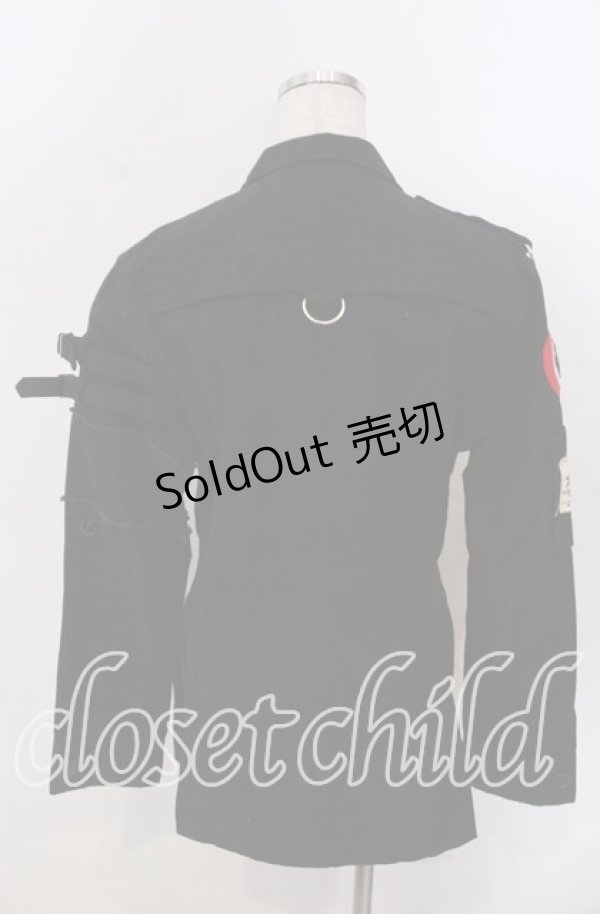 画像3: STIGMATA / ミリタリーパッチジャケット  ブラック O-25-11-14-062-GO-JA-OW-OS (3)