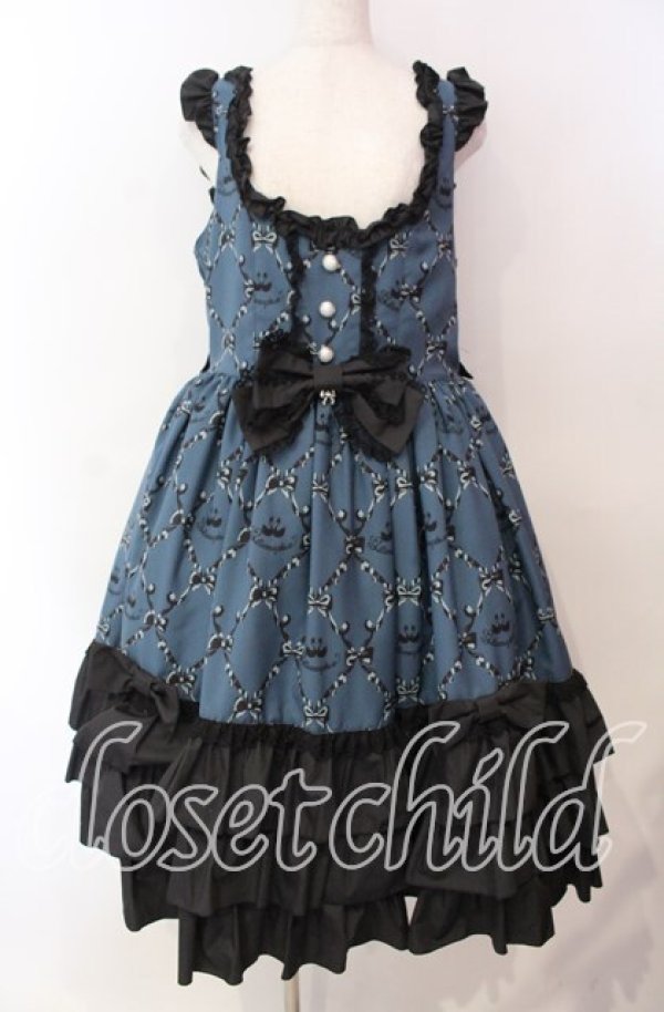 画像1: metamorphose / 【プラスサイズ】Dressy Ribbon フリルジャンパースカート 2 グリーン O-25-11-14-002-ME-OP-OW-OS (1)