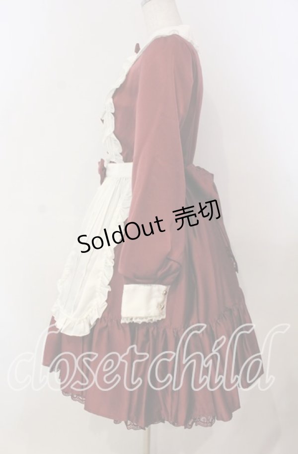 画像4: Angelic Pretty / Silky Ladyワンピース  ワイン O-25-11-14-011-AP-OP-OW-OS (4)